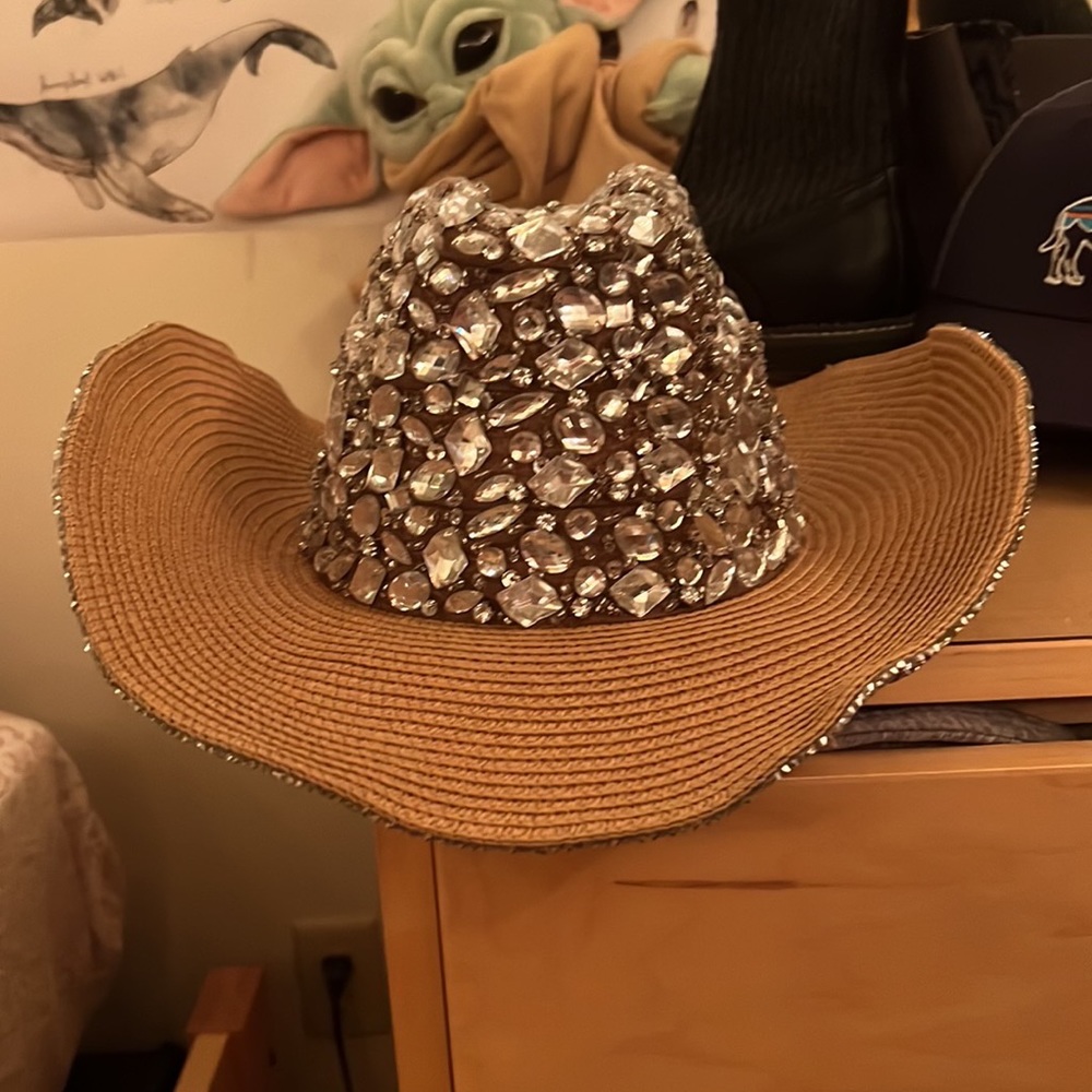 Rhinestone And Bling Cowboy Hat View 3